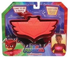 Almarina PJ Masks pelėda Raudonas amuletas su diržu šviesa + garsas PJ Masks 3+ Tiesiog žaisk