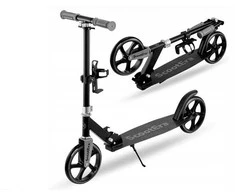 Ecotoys SMILY PLAY SN85284 metalinis paspirtukas juodas