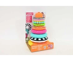 Dėlionė Anek Smily Play Piramidka sensoryczna 250203 SmilyPlay 53798