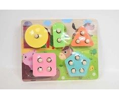 Anek Smily Play medinių formų dėlionė SmilyPlay SPW84984 49849
