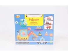 SMILY PLAY SP84506 magnetinės dėlionės transporto priemonės