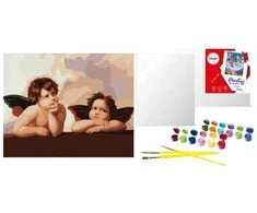 Art Active Tapyba pagal skaičius - žavinga Maži Angelai 40x50