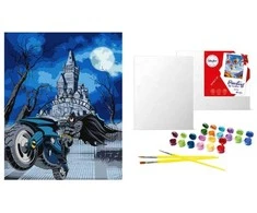 Art Active *****Malow.po num.40x50 WB Batman Batcycle 88197