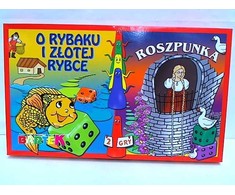 Dėlionė Bartek 2 žaidimai Auksinė žuvelė/Rapunzel 54209