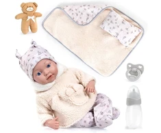 BAYER Lėlė Reborn 38cm+priedai 93827AN 21170