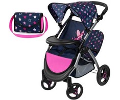 Bayer Design Bayer - Dolls Pram Twin Star (39416AA)