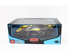 Bburago Bburago Bugatti Bolide, modelis vehicle (yellow/juodas)
