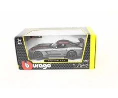 Bburago BBU 1:24 Dodge Viper SRT10ACR Grey_RedStripe 22114
