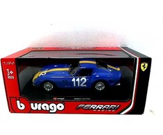 Bburago Automobilio modelis 18- 26305 Ferrari 250 GTO 1: 24 mėlyna / geltona