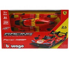 Bburago BBU 1:24 Ferrari Racing 499P LMH Raudona #51 26587