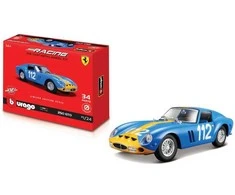 Bburago BBU 1:24 Ferrari Racing ModelKit 250 GTOBlue 26581