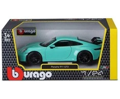 Bburago BBU 1:24 Porsche911 GT3 mėtų lydiniai 21104GN 11043