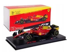 Bburago Ferrari Racing F1-75 Italijos GP 2022 #55 BBURAGO