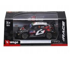 Bburago BBU 1:43 Race Toyota Yaris GR Rally Evans 38316