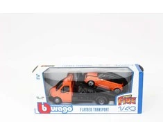 Bburago gatvė Fire Transport W Mini Cooper S 1: 43 BBURAGO