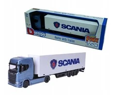 Bburago BBU 1:43 StreetFire Haulers Priekaba Scania 31468S