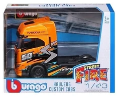Bburago BBU 1:43 Str.Fire Haulers Custom Cabs Iveco 32208