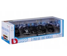 BBU 1:64 BBurago 5 pakuočių BlackCollection 59150BK