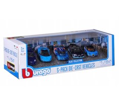 BBU 1:64 BBurago 5 vnt. pakuotė „BlueCollection 59150BU“