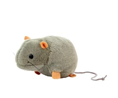 Beppe Pliušinis žaislas - pilka pelė, 13 cm