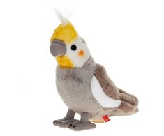 Beppe Papuga Nimfa 20cm pilka 13857 20765
