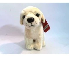 Beppe Pliušinis žaislas talismanas mielas žaislas Labradoro šuns sėdėjimas 20cm 13475