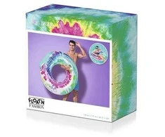 Pripučiamas „Tie Dye Deluxe“ ratas, 118 x 117 cm, „BESTWAY“