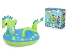 Bestway Fantasy Dragon Ride-On, Mėlyna, Žalia, Plaukiojantis plūduras, Raštas, 3 metai, Berniukams/mergaitėms, 45 kg