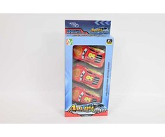 BIGTOYS Auta raudona 3pak BA454 60454