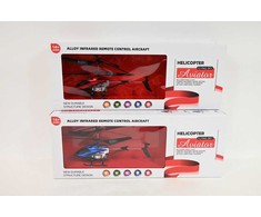 BIGTOYS Helikopter metal RC/ładow 2kol BSAM7903 67903