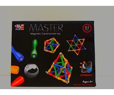 BIGTOYS Klocki magnetyczne 63el BKLO3865 23865