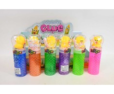 Bigtoys SLIME 19CM GLITTER PLASTIC PASTA SU ANTIES IR VIŠTIENOS KUMULLIAIS