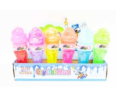 Bigtoys SLIME ILGSTINAMOS PLASTIKOS GLUTEK LEDO KŪGIO SPALVOS