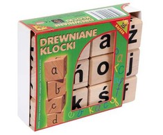 Blczek Tupiko Bączek Besisukančios ABC medinės kaladėlės
