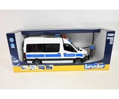 Bruder Rinkinys „Mercedes-Benz Sprinter“ policijos rinkinys su figūrėle ir šviesos/garso moduliu