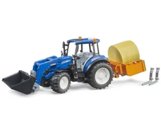 Bruder Ata BRUDER traktor NewHolland TS.120 su ładow.02187