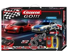 Slotų automobilių lenktynių trasa Carrera Go!!! Didelio greičio persekiojimas