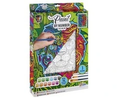 Ccg Mz Import MALOWANIE PO NUMERKACH LEW CANVAS - 30X40CM +12 FARB
