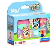 Clementoni Clementoni paveikslų kaladėlės, 6 vnt., Bluey, 40662