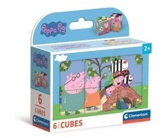 Clementoni CLE Cubi blokeliai 6 Peppa Pig 40659