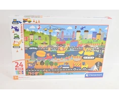 Clementoni CLE dėlionė 24 maxi Miesto statybininkai 24840