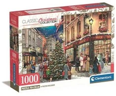 Dėlionė Clementoni CLE puzzle 1000 Compact Christmas Collection 39925