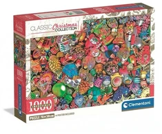 Dėlionė Clementoni CLE puzzle 1000 Impossible XMasColl JollyChr.37130