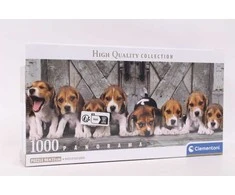 Clementoni Dėlionė 1000 vnt. - Šuniukai