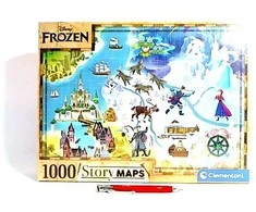 Clementoni Dėlionė 1000 vnt. - Ledo šalis (Frozen)