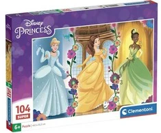 Clementoni Dėlionė 104 vnt. - Princesės