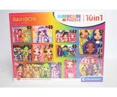 Dėlionė Clementoni Puzzle 10 in 1 Rainbow High 20273