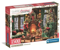 Dėlionė Clementoni CLE puzzle 1500 XMas Coll.HaveACozy Christm.31757