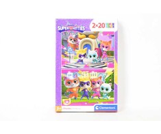 Clementoni Dėlionė 2x20 vnt. - SuperKitties