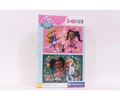 Clementoni Dėlionė 2x60 vnt. - Alice's Wonderland kepyklėlė